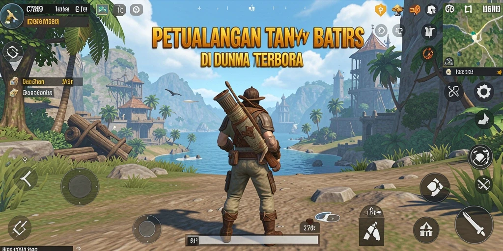 Tangkapan layar menampilkan petualangan mendebarkan dalam dunia terbuka C789.