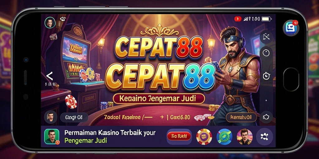 Tampilan gameplay menarik di CEPAT88, rasakan sensasi kasino di rumah.