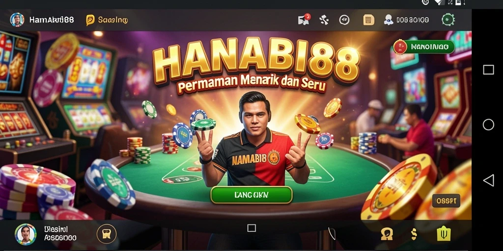 Tampilan gameplay HANABI88 menampilkan suasana Kasino yang mengasyikan dan interaktif.