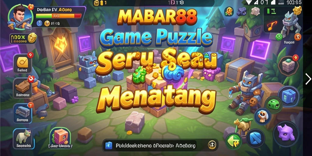 Tampilan gameplay MABAR88 yang mengasyikkan dan penuh warna.
