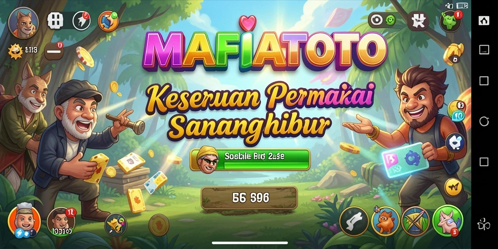 Screenshot utama MAFIATOTO menampilkan gameplay seru yang menghibur.