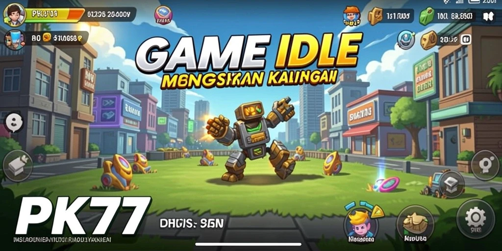Tampilan gameplay PK77 yang menarik dan menghibur.
