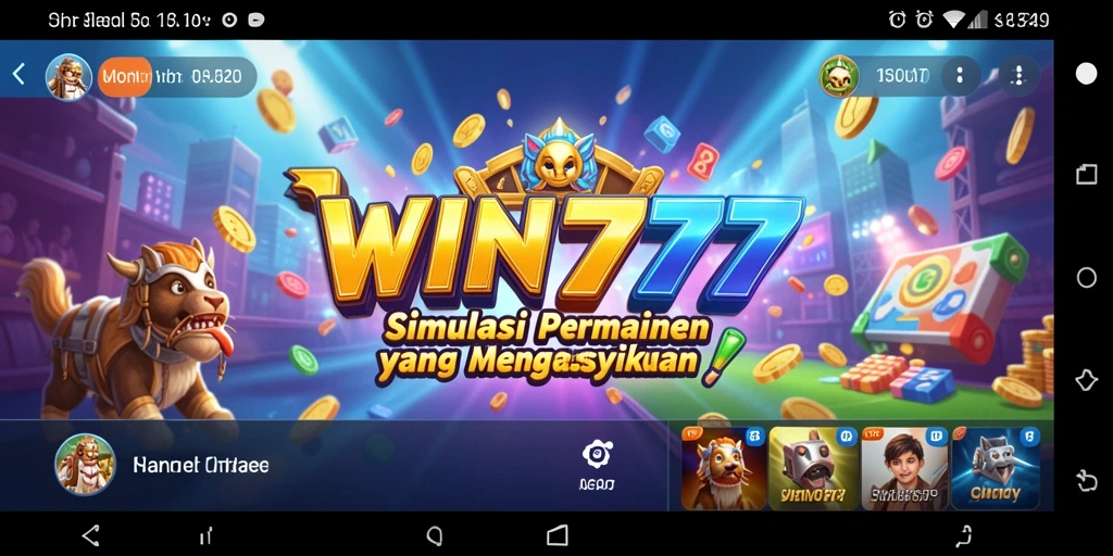 Tangkapan layar utama menunjukkan gameplay menarik <strong>WIN777</strong> dalam simulasi yang imersif.