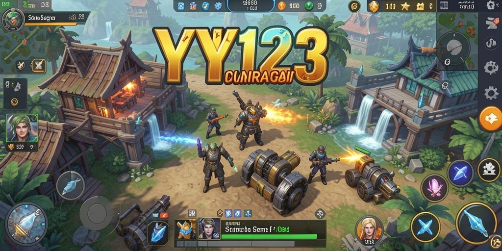 Tangkapan layar gameplay YY123 yang penuh strategi dan tantangan.